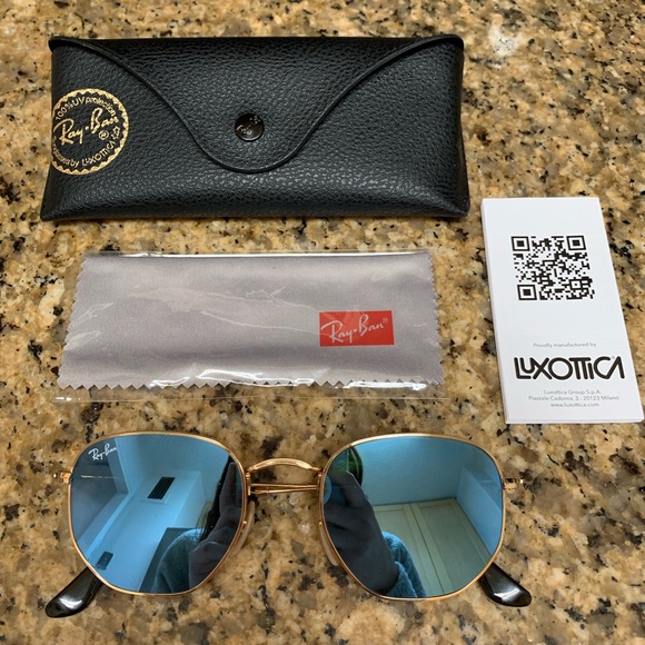 🚫SOLD🚫 NEW Rayban HEXAGONAL Sunglasses - Picture 2 of 8